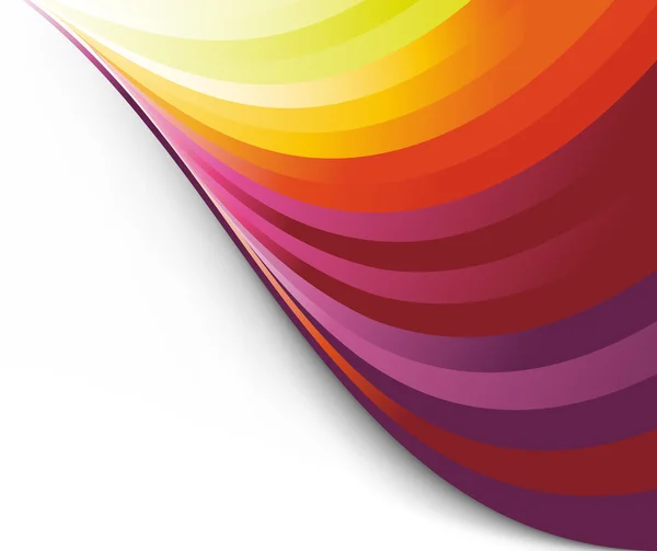 Kleurrijke regenboog achtergrond sjabloon — Stockvector