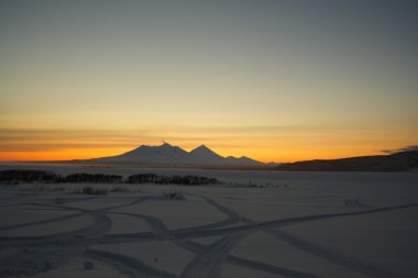 Kamchatka, Volcanos clipart