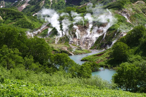 stock image Geysers, volcano