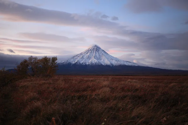堪察加半岛火山 — 图库照片