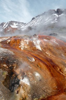 Geysers, volcano clipart