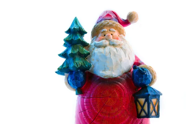 Papai Noel com árvore de pele Imagem De Stock