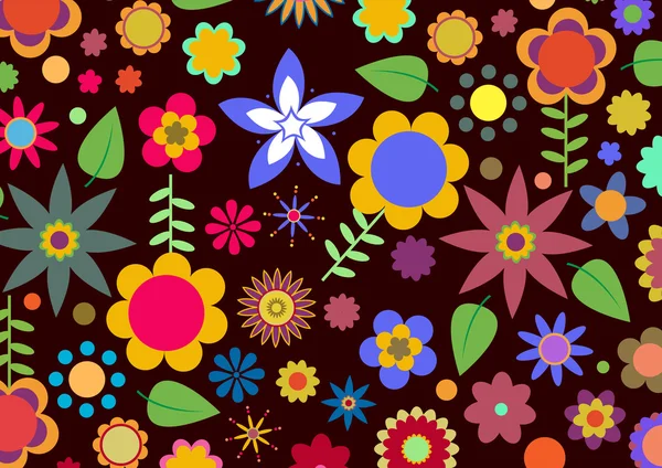 Funky Blumen — Stockfoto