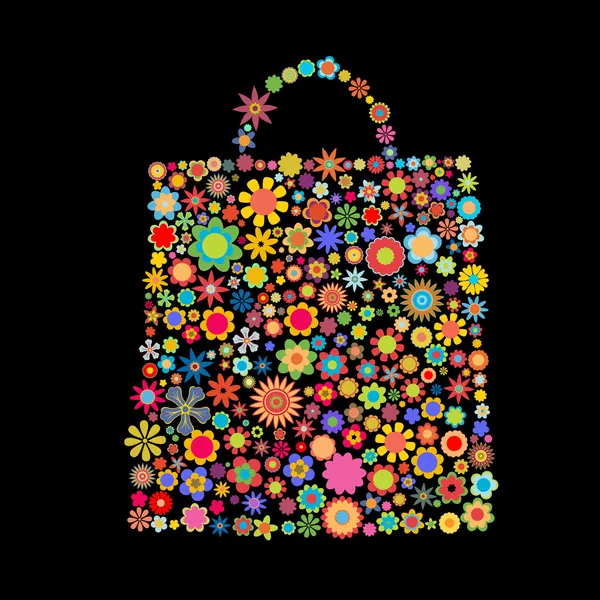 Květinová taška — Stock fotografie