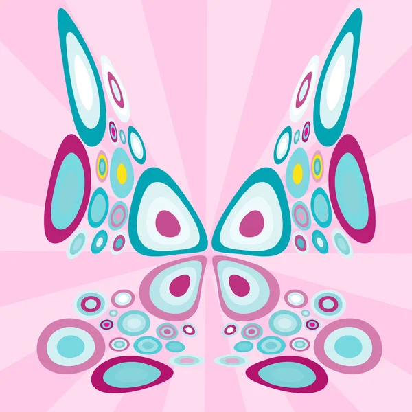 Stilisierter Schmetterling — Stockfoto