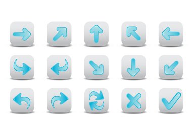 Arrow icons clipart