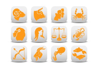 Zodiac icons clipart