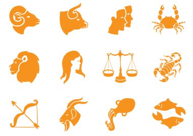 Zodiac signs. clipart