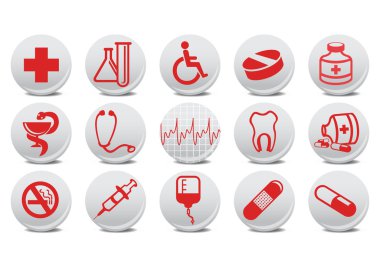 Medecine buttons clipart