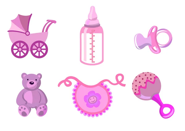 Set of baby icons — Stock Photo, Image