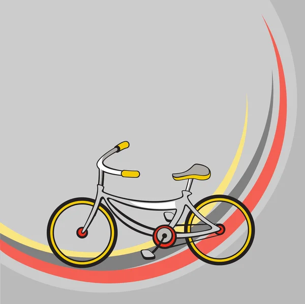 Маленький смешной велосипед — стоковое фото