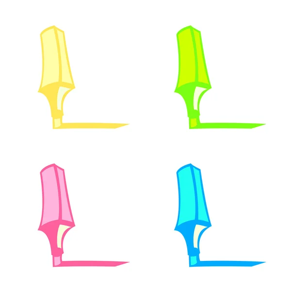 Highlighters set — Stock Photo, Image