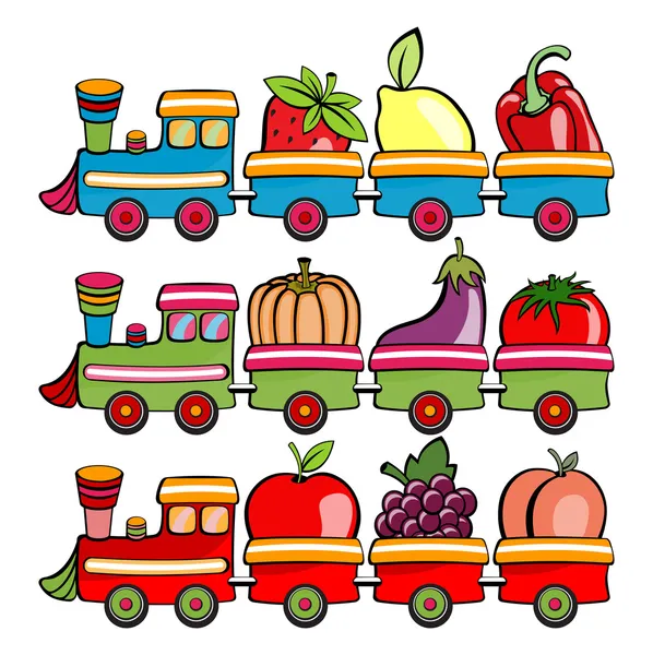 Cartoon train — Stock Photo, Image