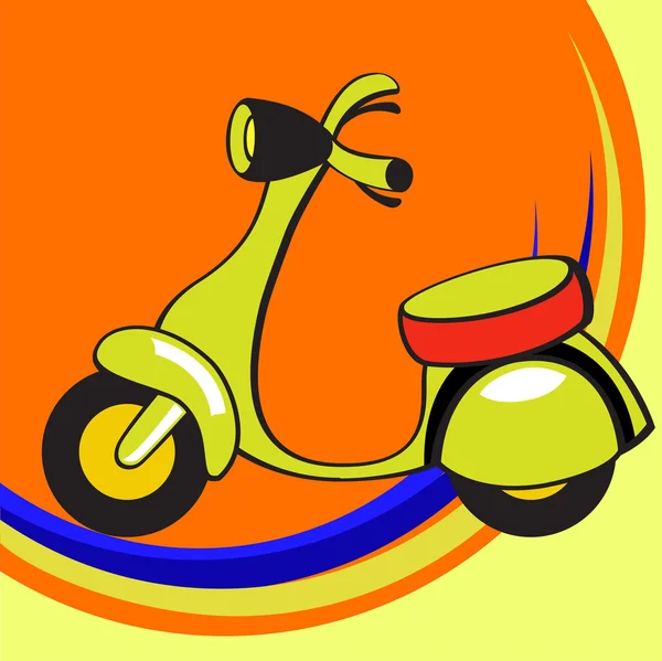 Смешной скутер — стоковое фото