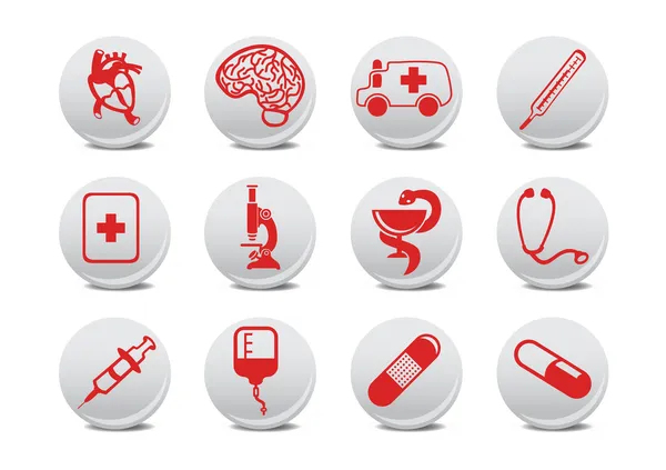 Iconos de medicina — Foto de Stock