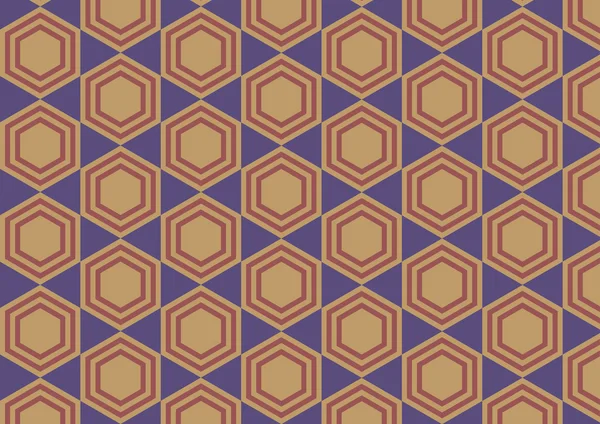 Hexagon retro abstrakt bakgrund — Stockfoto