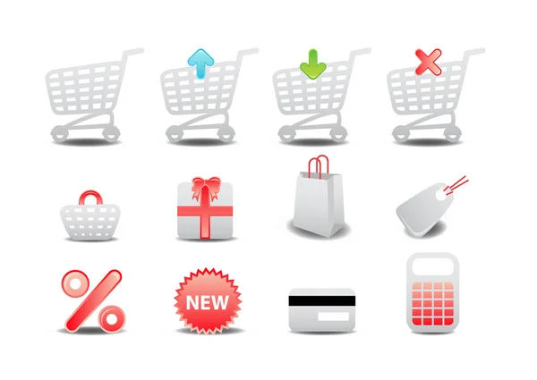 Shopping icons — Stock Photo, Image
