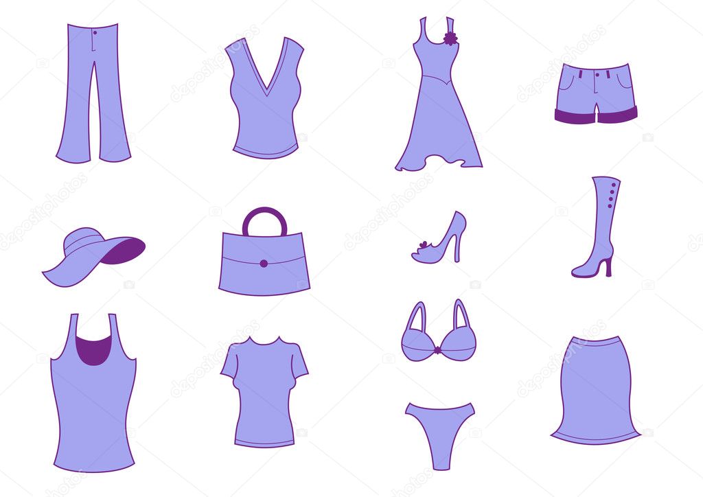 Clothing and Accessories Icons