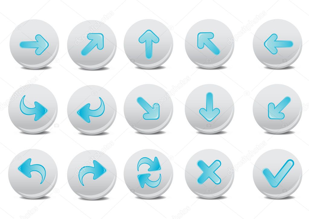 Arrow buttons