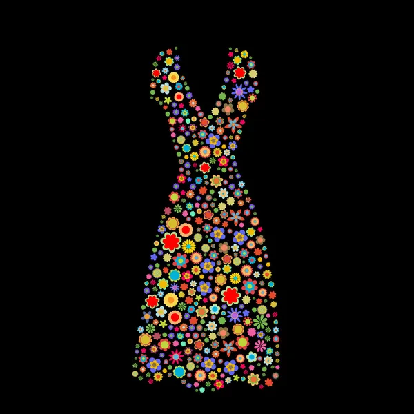 Kadın elbisesi şekli — Stok fotoğraf