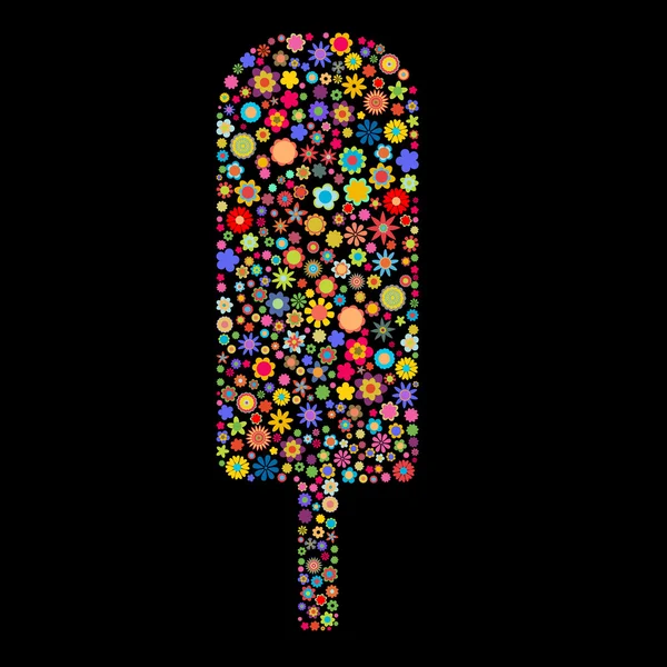 Forma de sorvete — Fotografia de Stock