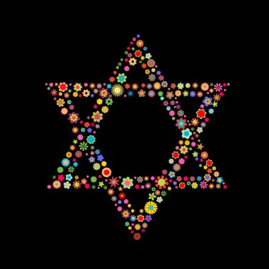 Star of David shape clipart