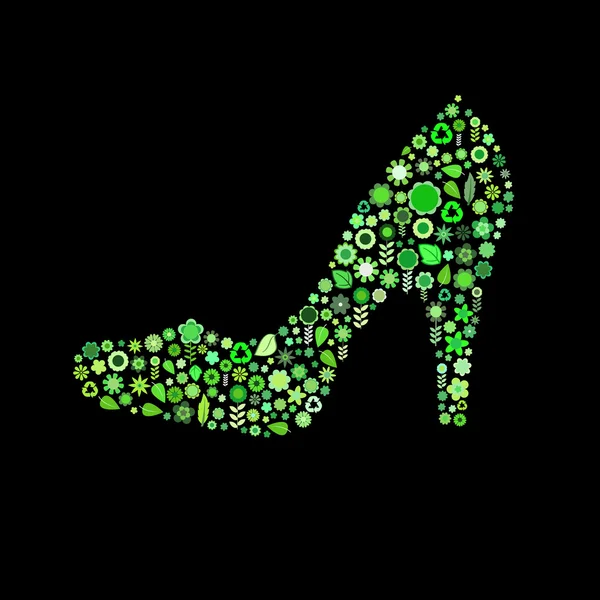 Woman shoe shape — Stock Photo, Image