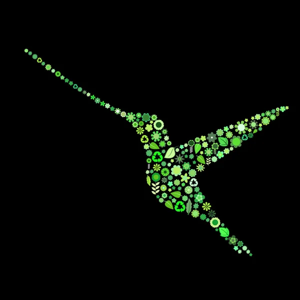 鳥の形 — ストック写真