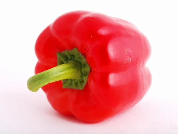 Rød peber på en hvid baggrund - Stock-foto