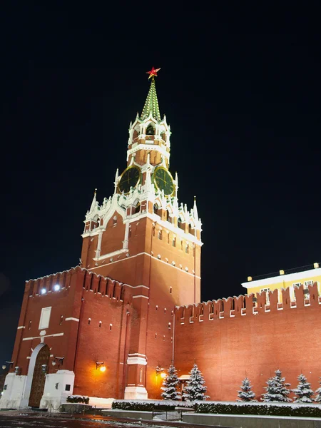 모스크바 크렘린의 spassky 타워. — 스톡 사진