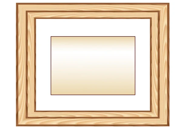 Wood _ photo _ framework — стоковый вектор