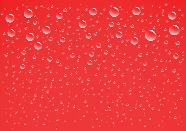 Gouttes rouges — Image vectorielle