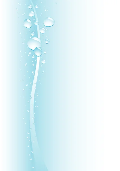 Bubbles _ blue _ background — Image vectorielle