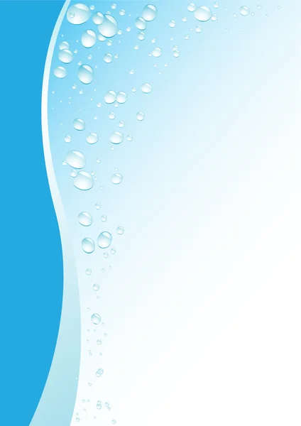 Bubbles _ blue _ background1 — Vettoriale Stock