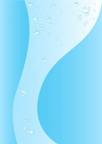 Bubbles _ blue _ background2 — Image vectorielle