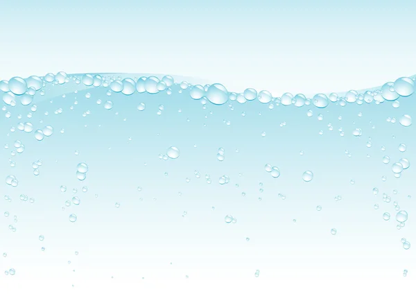 Bubbles _ blue _ background3 — Vettoriale Stock