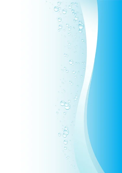 Bubbles _ blue _ background4 — Image vectorielle