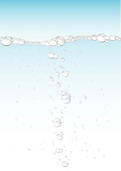 Water_drops_blue_vertical_bk — ストックベクタ