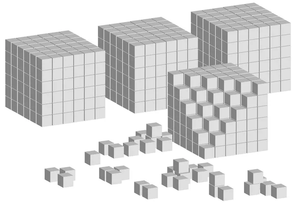 Cubos — Vector de stock