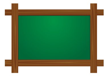 School wooden board clipart