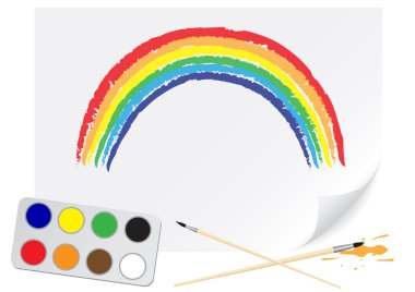 Drawing rainbow clipart