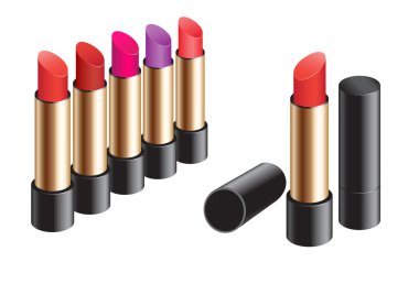 Lipstick circle clipart