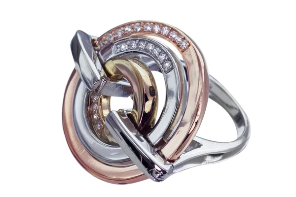 고립 된 보석 반지 — 스톡 사진