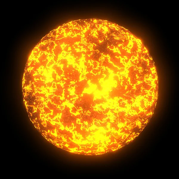 stock image Sun close-up. Lava