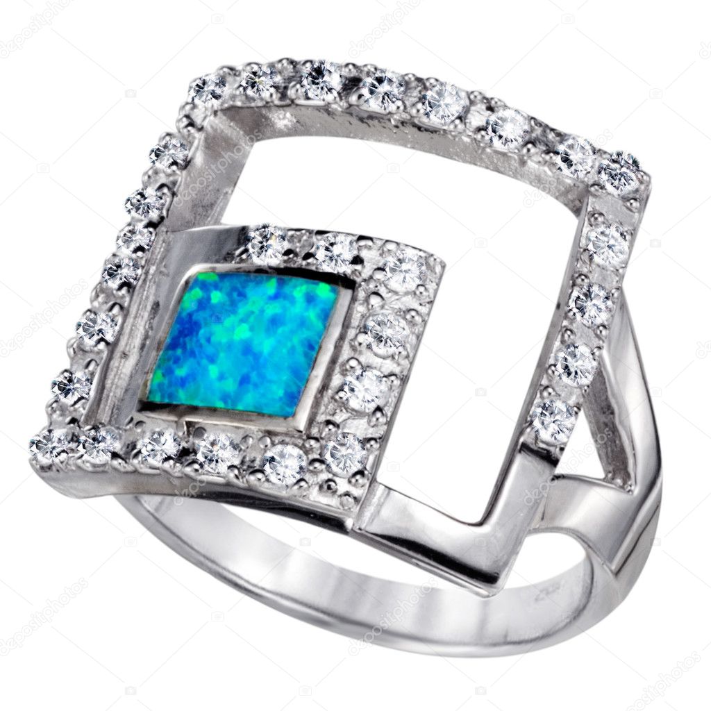 Rings with gemstones