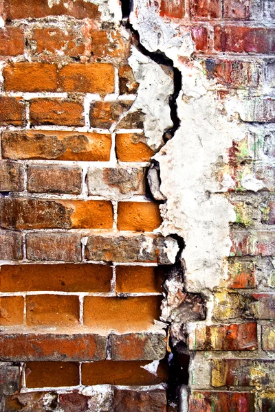 抽象旧砖墙 — 图库照片
