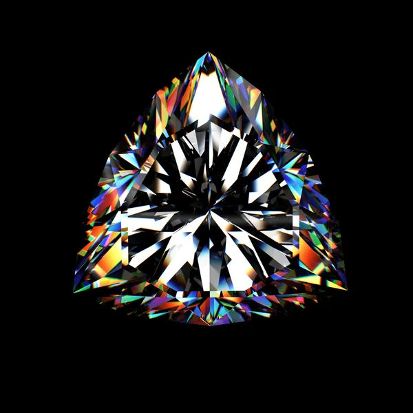 3d diamante de talla brillante — Foto de Stock
