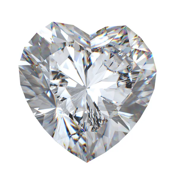 3d brilliant cut diamond — ストック写真