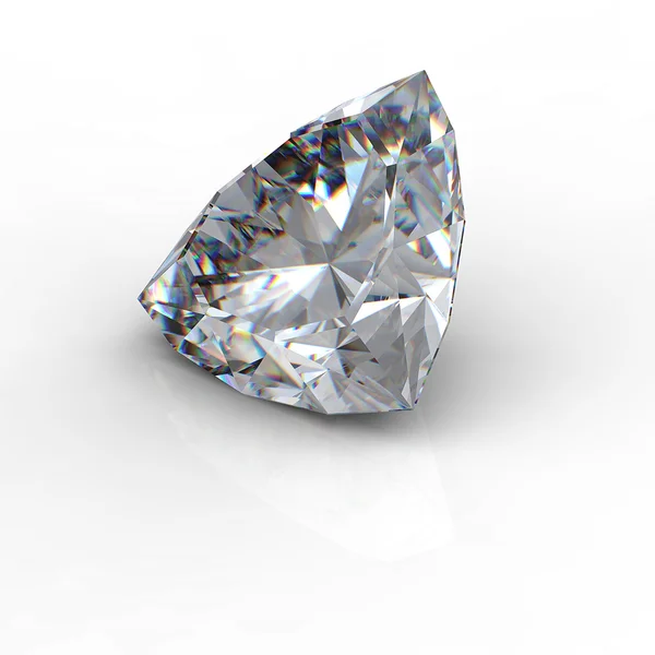3d brilliant cut diamond — Stock Photo, Image
