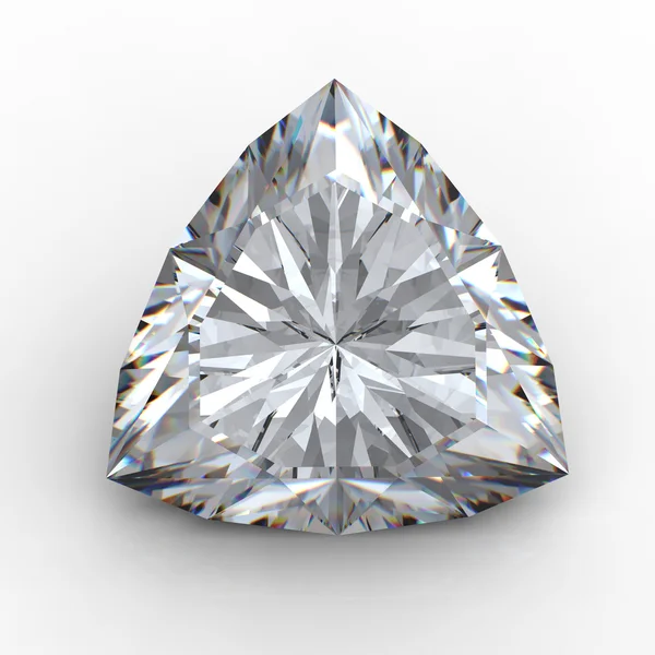 3d brilliant cut diamond — 图库照片